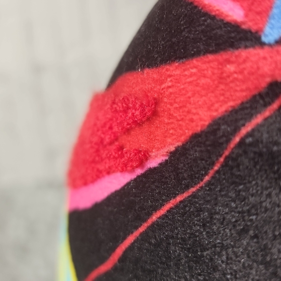 Black pillow Colorful art - Picture 4 of 5